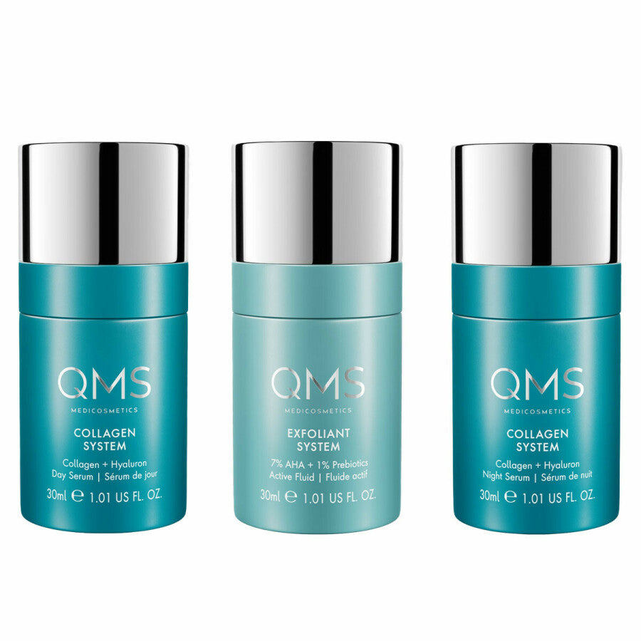 QMS Collagen + Exfoliant Medium Set 3x30ml