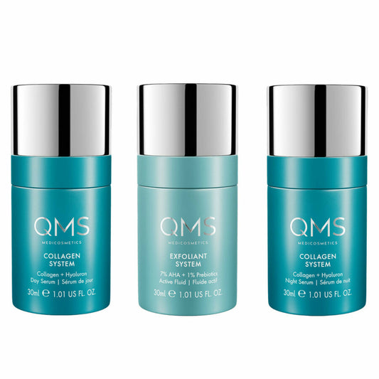 QMS Collagen + Exfoliant Medium Set 3x30ml
