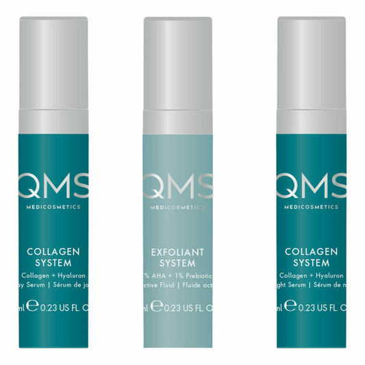 QMS Collagen + Exfoliant Medium Set