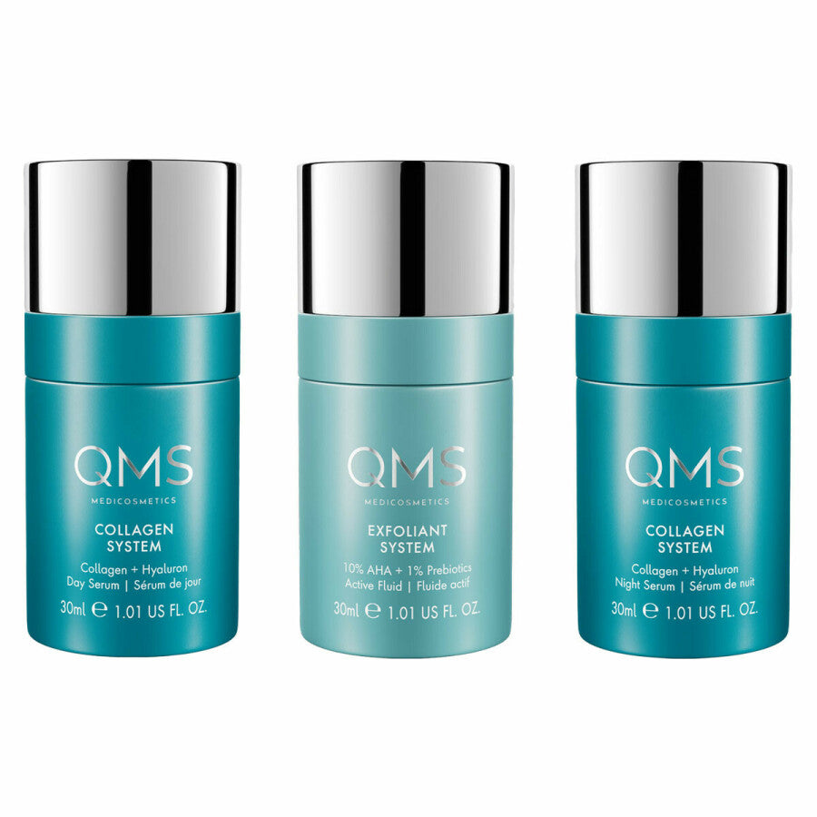 QMS Collagen + Exfoliant Strong Set 3x30ml